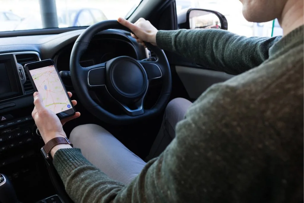 Learner driver practising with an instructor